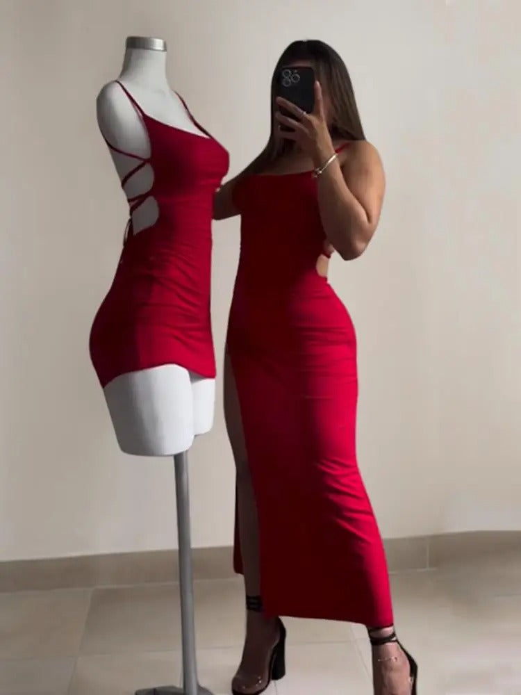 Slimming Strap Dress